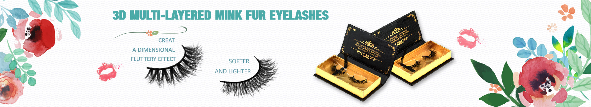 3D Multi-lags Mink Fur Eyelashes MV28