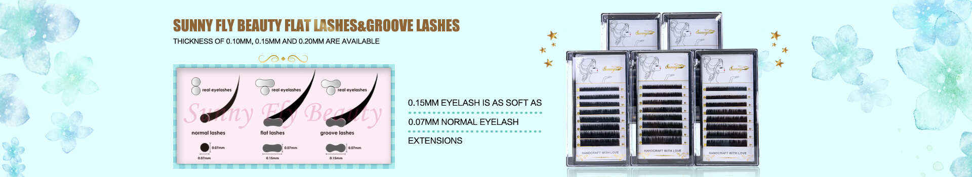 Super Soft Flat Eyelash Extensions